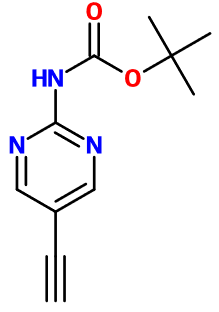 (image for) MC085198 tert-Butyl N-(5-ethynylpyrimidin-2-yl)carbamate